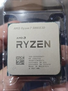 Processeur AMD Ryzen 7 5800X3D R7 5800X3D 8 cœurs 16 threads 3,4 GHz socket AM4 - Photo 1/2