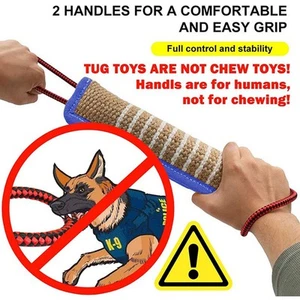 Pet Dog Chewing Toy Dog Pull Toy Interactive Toys Coarse Jute Chew Sticks DIY ^ - Picture 1 of 18