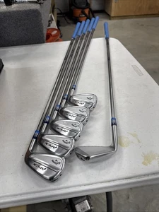 CALLAWAY APEX TI FUSION IRONS 6-PW,AW GRAPHITE ACCRA 95i PURED REGULAR FLEX - Picture 1 of 10