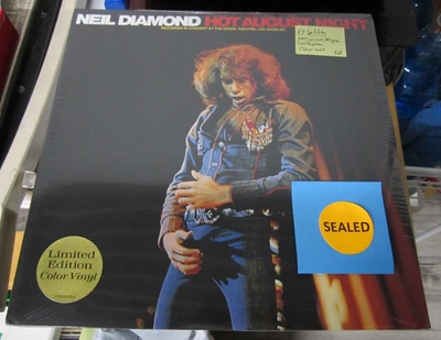 Neil Diamond - Hot August Night  180 Gram - LIMITED  EDITION - CLEAR VINYL - NEW - Image 1 of 4