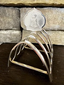 Shanghai Hotels Hongkong Silber Silber Toastständer von Rogers & Belk - Bild 1 von 5