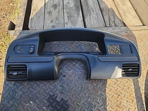 1992-1997 Ford F250 F350 Black Speedometer Cluster Bezel - Picture 1 of 5