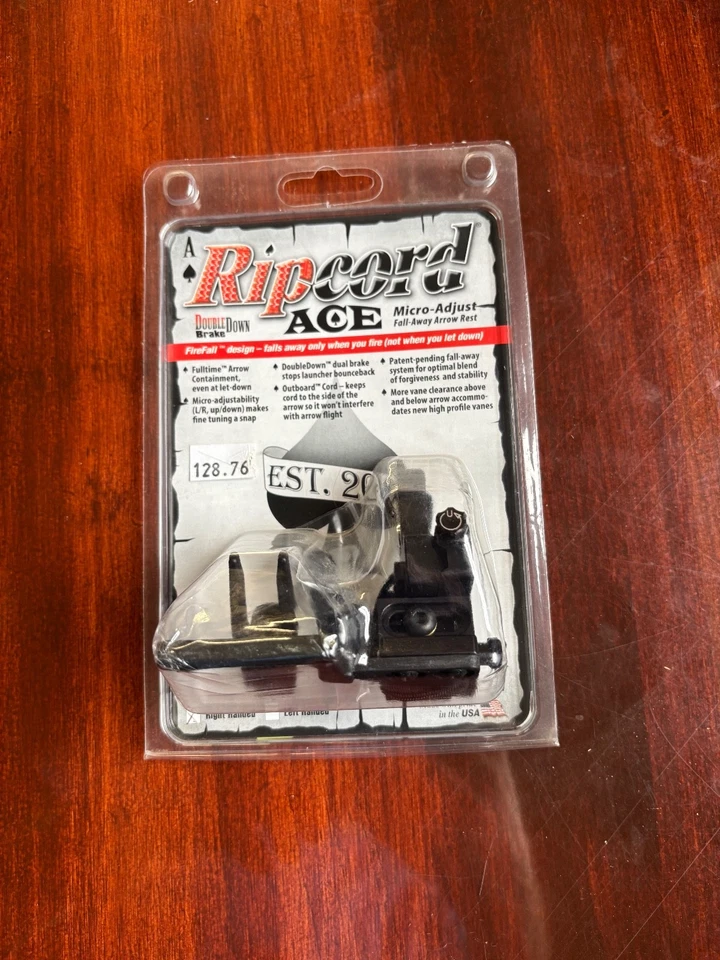 Ripcord ACE Micro Adjust RH Black Drop Away Rest  - Image 1 of 1