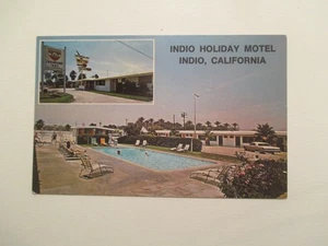 Indio California Postcard Indio Holiday Motel CA - Picture 1 of 2