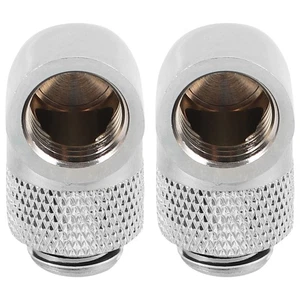 2 Pcs Computer Water-cooled Elbow Cooling System Rotary Adapters - Afbeelding 1 van 12