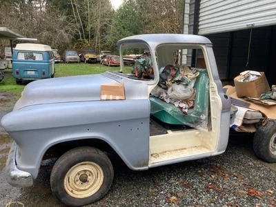 Otras camionetas Chevrolet 1955 cabina de lujo pequeña ventana trasera apache GMC camafeo 1957 Foto 1 de 4