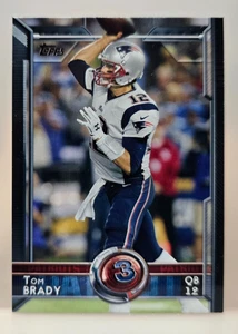 2015 Topps #351 Tom Brady New England Patriots - Picture 1 of 2