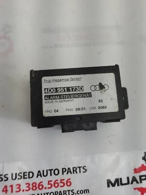 AUDI A6 2002 ALARMA ANTIRROBO DETECTOR DE MOVIMIENTO MÓDULO DE CONTROL INFORMÁTICO 4D0951173D Foto 1 de 4
