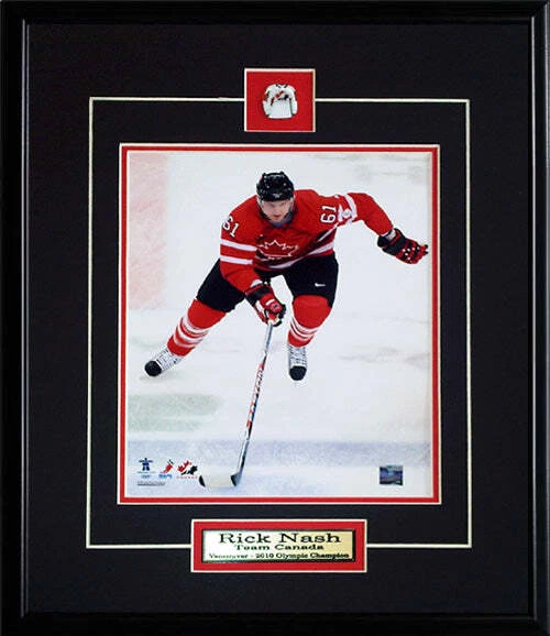 Rick Nash Team Canada 2010 Vancouver Winter Olympics 8x10 Collector Frame - Image 1 of 1