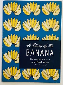 A Study of the Banana 1942 Anthropomorphic Recipes Menus Nutrition Info - Foto 1 di 4