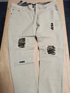 Kayden K Size 38 Khaki Colored Skinny Jeans NWT - Picture 1 of 7