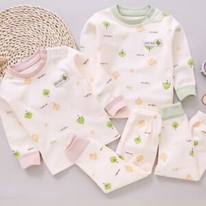 Newborn Infant Baby Cothes Kids Girls Boys Cotton OutfitsPajamas T shirt+Pants