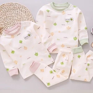 Newborn Infant Baby Cothes Kids Girls Boys Cotton OutfitsPajamas T shirt+Pants - Picture 1 of 15