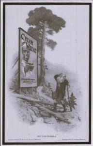 LAMINATED PRINT ORIGINAL 1915 Cream of Wheat PRINT AD Rip van Winkle E. Brewer - Picture 1 of 2