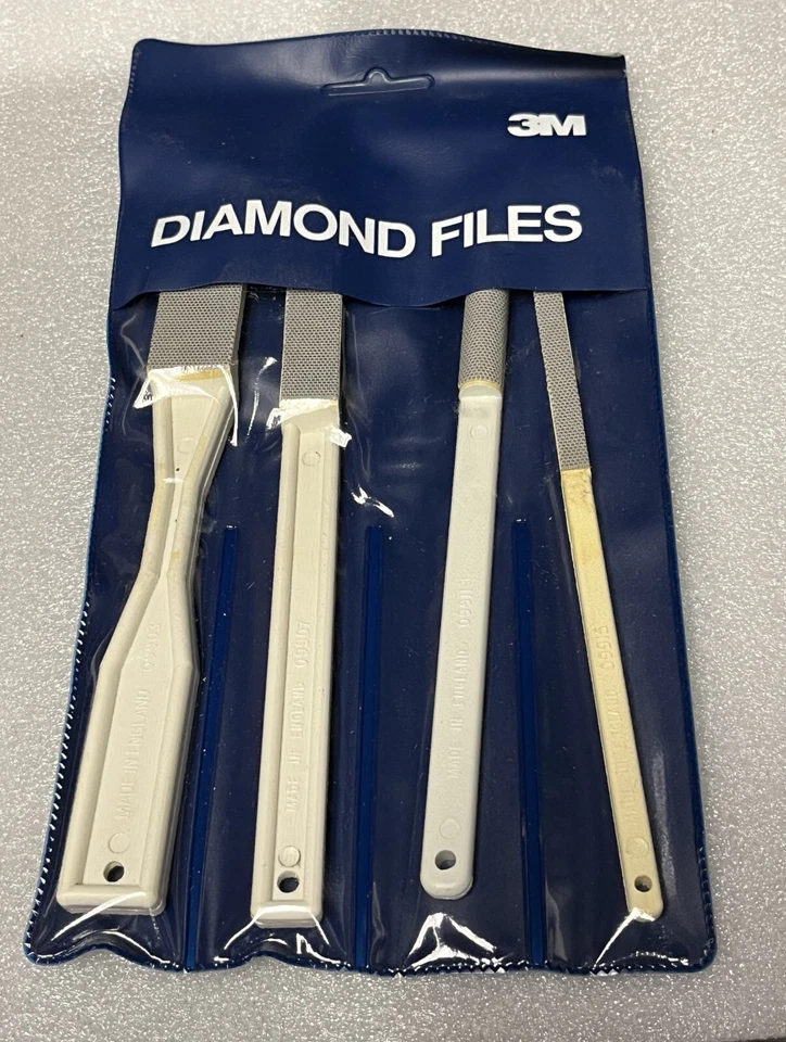3M Flexible Diamond Hand File White Set, 20 Micron, Super Fine, New, 6" - Image 1 of 3