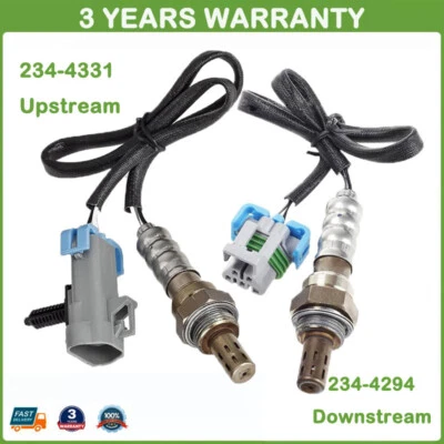 Sensor de oxígeno aguas arriba y aguas abajo 2 piezas para Hummer H3 GMC Envoy Chevy 2007-2010 Foto 1 de 4