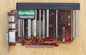 PowerColor Go! Green Radeon HD 5750 1GB GDDR5 model number AX5750 1GBD5-NS3DH - Picture 1 of 2