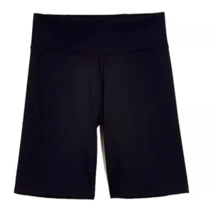 Madewell Women’s Biker Shorts Size XSmall Form High-Rise 7" Black Short - Picture 1 of 8