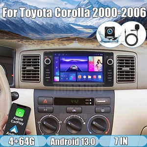 64G Apple Carplay For Toyota Corolla 2000-2006 Car Stereo Radio GPS Navi WIFI - Picture 1 of 17
