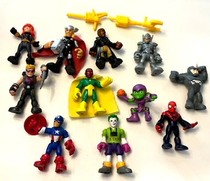 Fisher Price Imaginext Marvel DC Super Friends Figuren 11 Stück plus 2 Stück - Bild 1 von 8