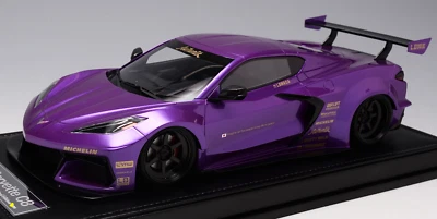 1/18 модели IVY Chevrolet Corvette C8 Liberty walk LB Performance фиолетовый - Изображение 1 из 4