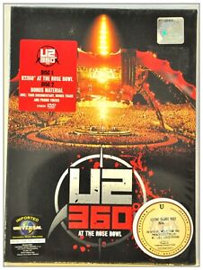 U2 360° AT THE ROSE BOWL Live Concert 2 Disc DVD Original Universal Music NEW