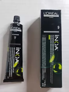 Loreal Inoa 9/9N Very Light Blonde ( Box Damage ) Permanent Hair Color New 2.1oz - Picture 1 of 7