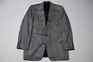 Vtg Hickey Freeman 40R Gray Soft Silk Tweed USA Made Blazer Jacket Sport Coat - Picture 1 of 12