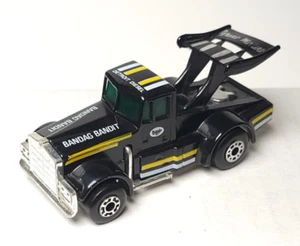 Matchbox loose Bandig Bandit Semi black Kenworth - Picture 1 of 4