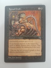 Spinal Graft Magic the Gathering MTG Tempest Black Common