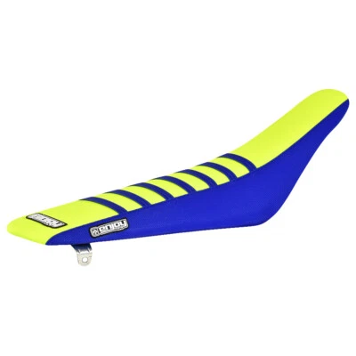 Cubierta de asiento Yamaha YZ 125/250 2002-2014 AZUL NEÓN AMARILLO AZUL COSTILLAS #67 Foto 1 de 4