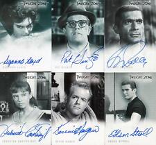 Twilight Zone Autograph Card Lot 6 Autograph Cards Rittenhouse
