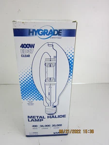 HYGRADE GESCHÜTZTE PULSSTART METALLDAMPFLAMPE 400 WATT 20K STUNDEN VON SATCO S5884 - Bild 1 von 3