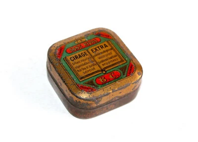 RARE! ANCIENNE BOITE METAL, LE SANS RIVAL CIRAGE EXTRA B.C. PUBLICITÉ FRANCAISE - Photo 1/4