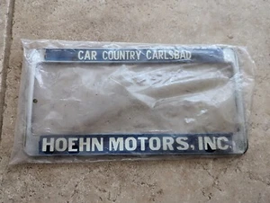DE COLECCIÓN Car Country Carlsbad Hoehn Motors, Inc. Marco de placa azul Porsche - Imagen 1 de 8