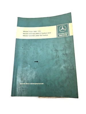 Mercedes Benz Modelo Año 1987 Resumen 300D Turbo TD 124.133 124.193 Foto 1 de 4