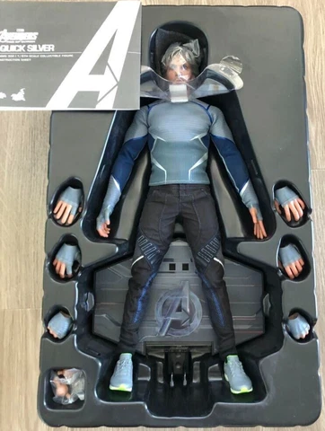 Hot Toys Avengers Quick Silver 1/6 scale Action Figure Rare Item Cover