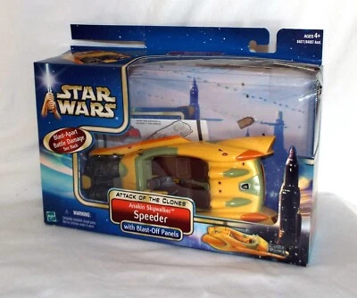 Star Wars El Ataque de los Clones Anakin Skywalker Speeder 2002 Hasbro AOTC Foto 1 de 4