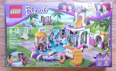 Nuevo Lego Friends HEARTLAKE PISCINA DE VERANO 41313 sellado de fábrica 2017 C-10 como nuevo MIMB Foto 1 de 4