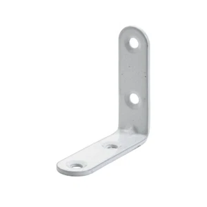 Stuhlwinkel, 15 x 50 x 50 x 2 mm, Stahl, pulverbeschichtet, weiß, 20 Stück - Bild 1 von 1