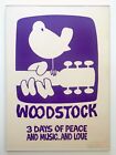 RARE 1969 ORIGINAL WOODSTOCK ARNOLD SKOLNICK ICONIC FRAMED CONCERT MOVIE POSTER