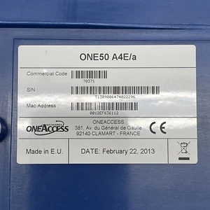 OneAccess One50 A4E/a UK EASYN Router kein Ladegerät - Bild 1 von 5