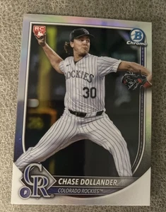 2025 Bowman Chrome - Rookie Red RC Variation #62 Chase Dollander Rockies - Bild 1 von 1