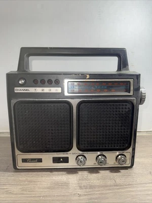 Reproductor de cinta portátil de 8 pistas Cariole RARO de colección con radio am/fm/radio CB Foto 1 de 4