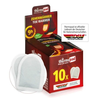 10 Paar THERMOPAD Zehenwärmer - Fußwärmer - 8h Wärme