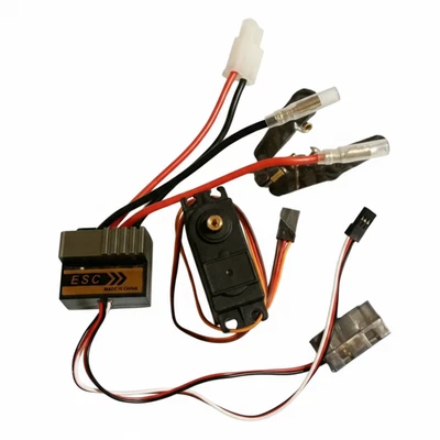 RC ESC Etiqueta Dorada con Servomotor Futaba Tamiya Sanwa Yokomo 320A Sin Escobillas Foto 1 de 2