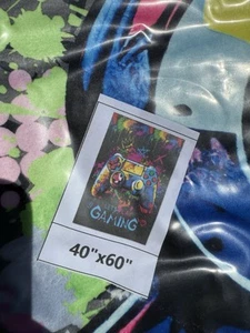 Gamer Blanket Super Soft Gaming Throw Blanket Cozy 60 X 40 - Picture 1 of 3