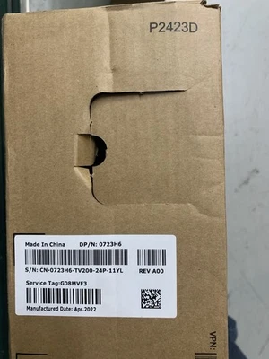 Dell P2423D 23.8" QHD 1440p Monitor USB 3.2 Type-A | Displayport HDMI (Sealed) - Image 1 of 4