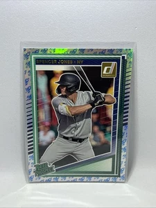 2025 Donruss Baseball Spencer Jones Rated Prospect Rocket Emoji!! Pwe No Tr - Picture 1 of 2