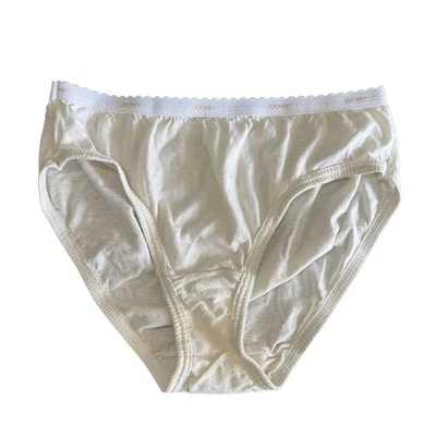 De colección NUEVO 90s Jockey Para Ella Crema Bragas Ropa Interior Algodón Talla 7 Foto 1 de 4